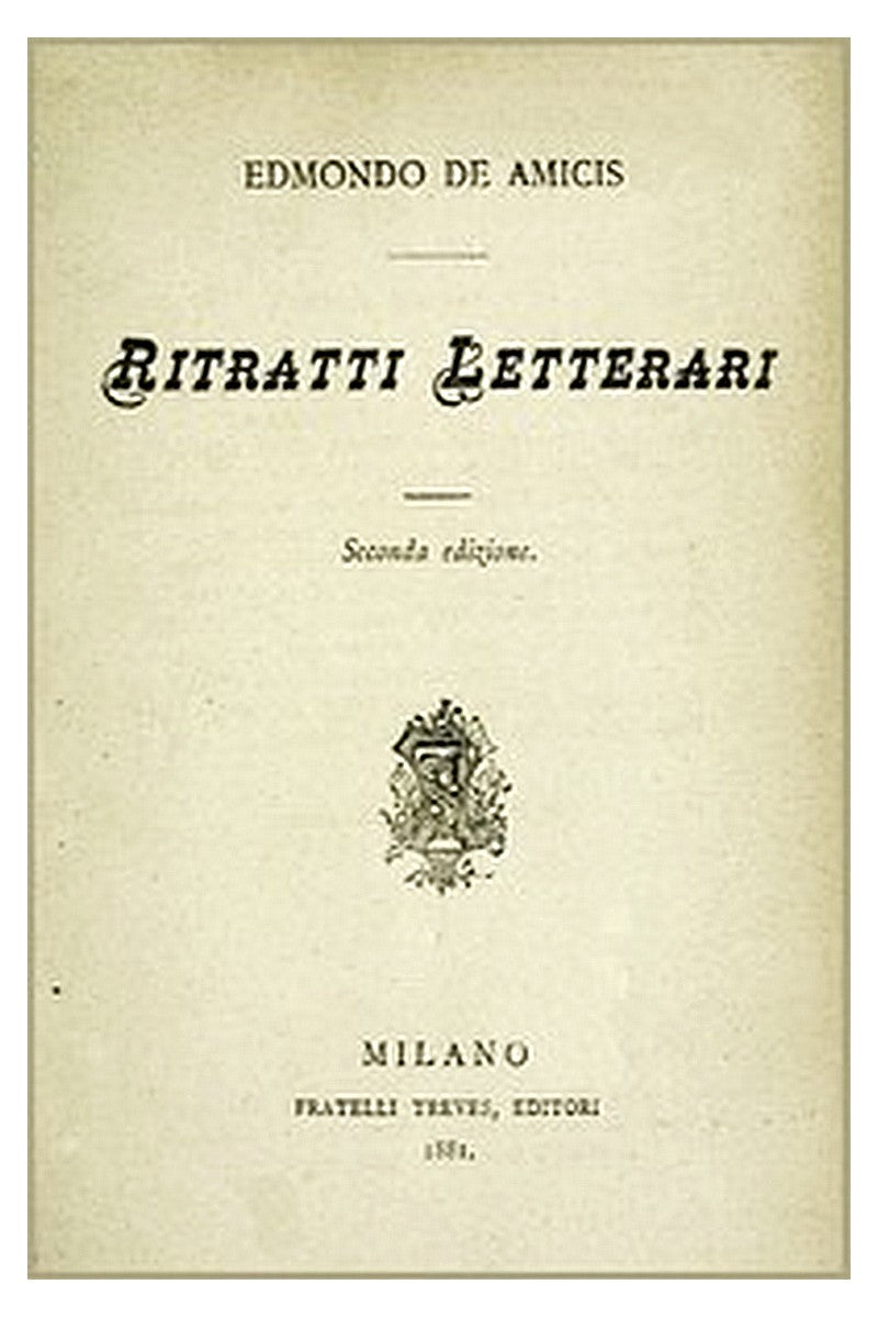 Ritratti letterari