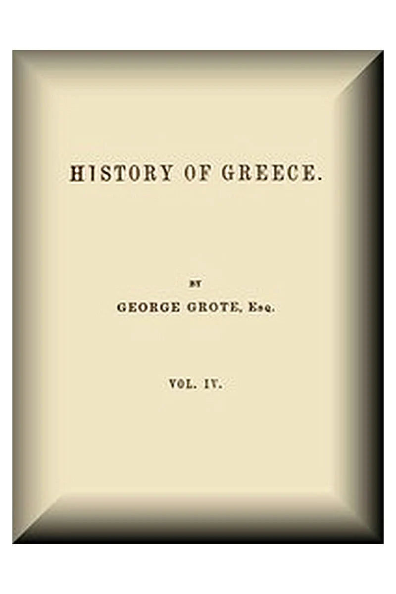 History of Greece, Volume 04 (of 12)