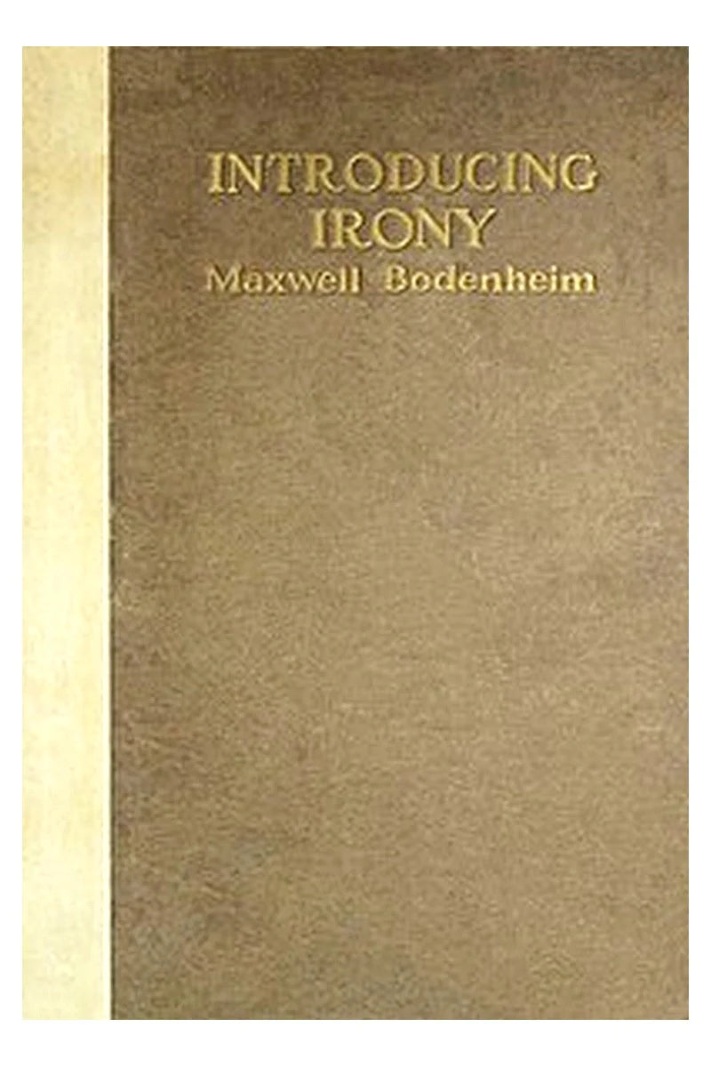 Introducing Irony: A Book of Poetic Short Stories and Poems