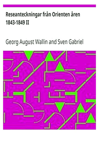 Reseanteckningar från Orienten åren 1843-1849 II