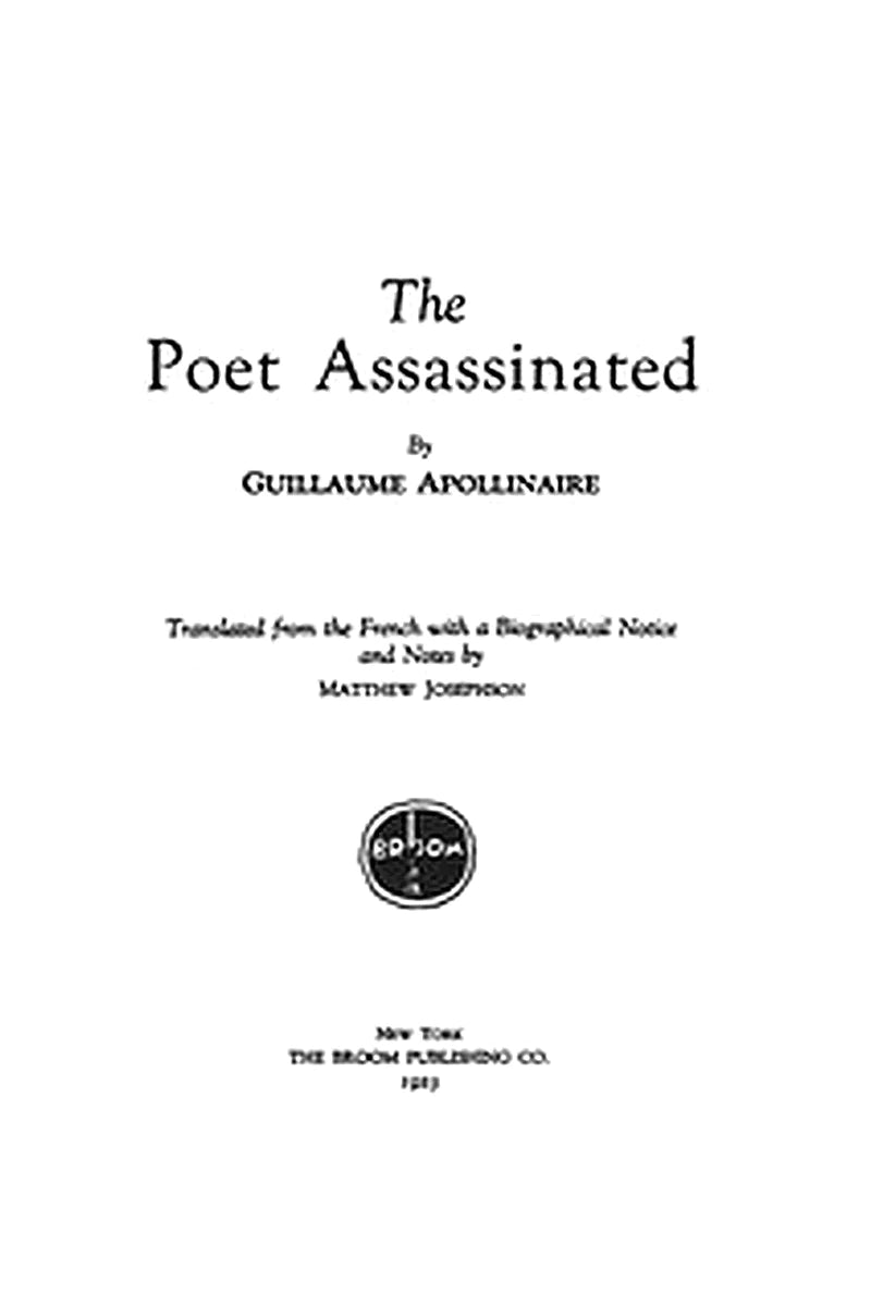 The Poet Assassinated