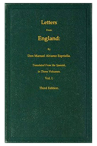 Letters from England, Volume 1 (of 3)