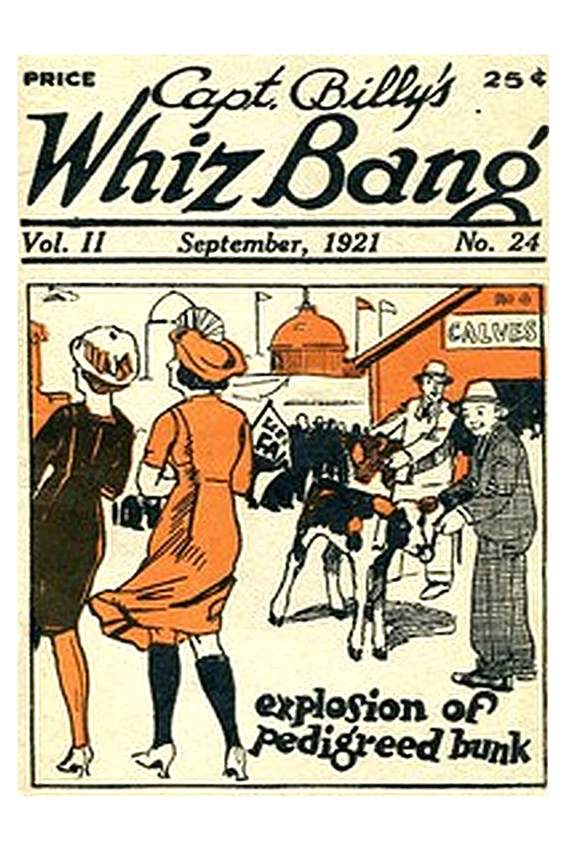 Captain Billy's Whiz Bang, Vol. 2, No. 24, September, 1921