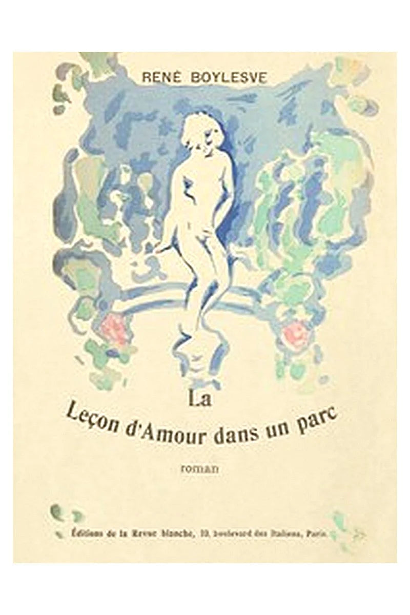 La leçon d'amour dans un parc