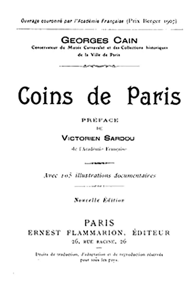 Coins de Paris