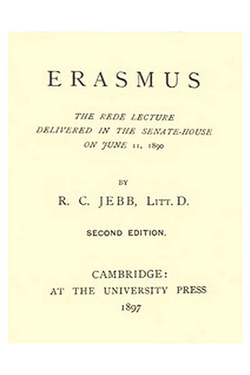 Rede lectures 1890