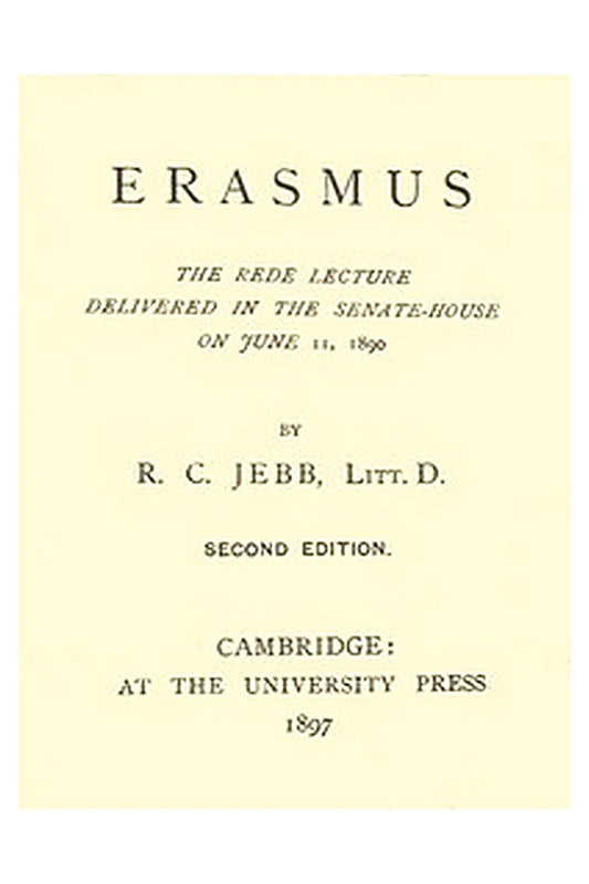 Rede lectures 1890