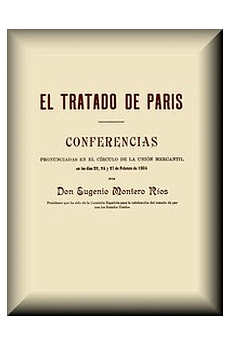 El Tratado de París
