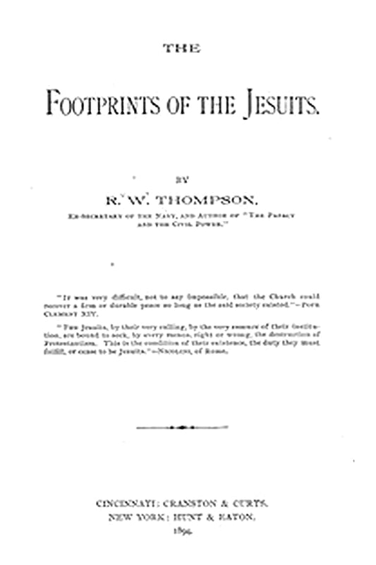 The Footprints of the Jesuits