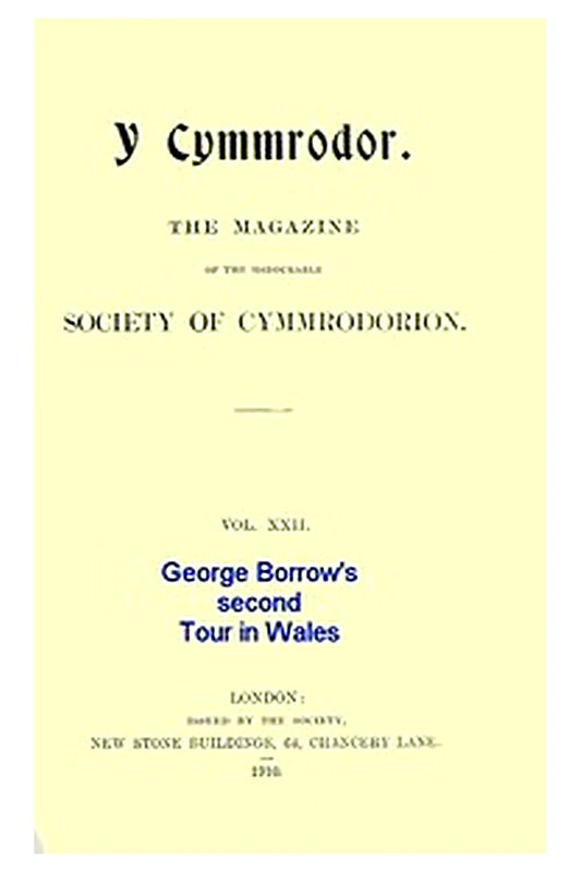 George Borrow's Second Tour in Wales