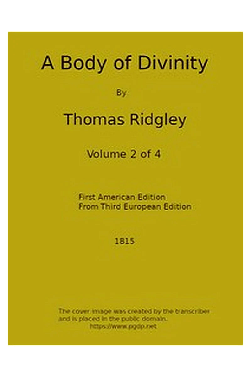 A Body of Divinity, Vol. 2 (of 4)
