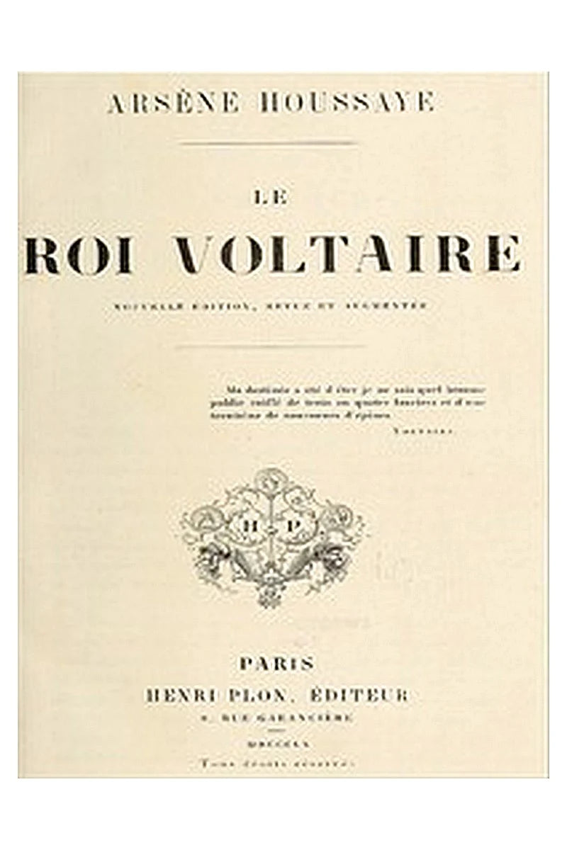 Le roi Voltaire