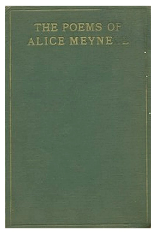 The Poems of Alice Meynell