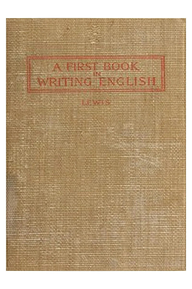 A First Book in Writing English