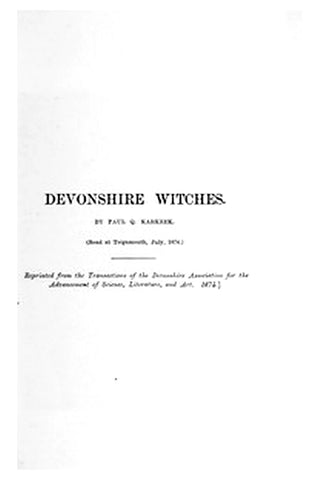 Devonshire Witches