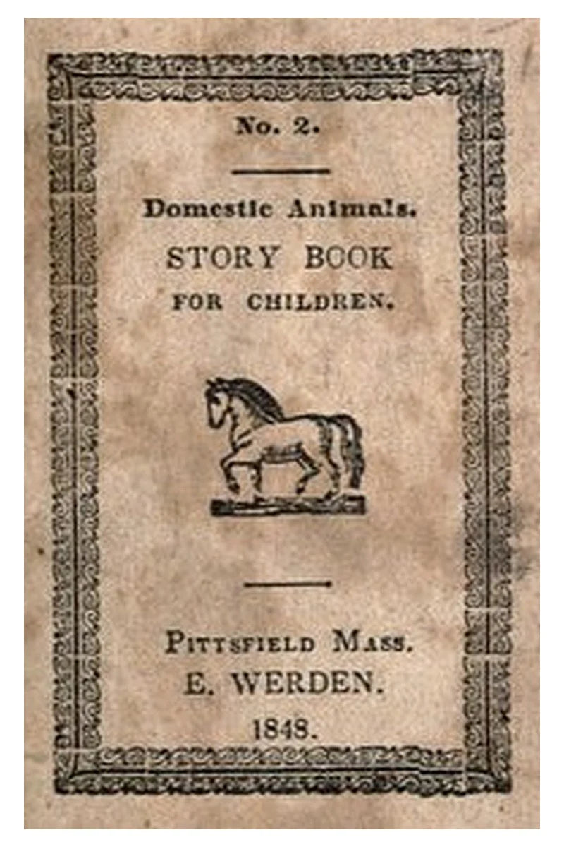 Domestic animals: a story book for children