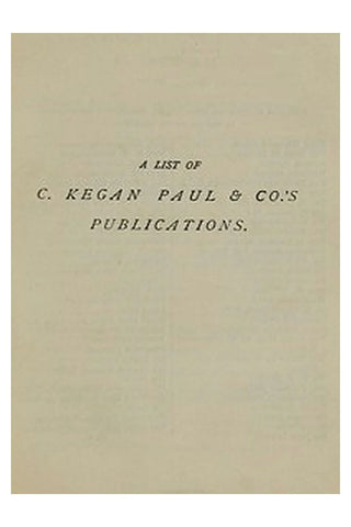 A List of C. Kegan Paul and Co.'s Publications [1879]