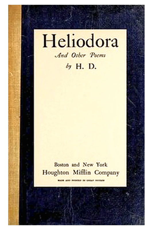 Heliodora, and Other Poems