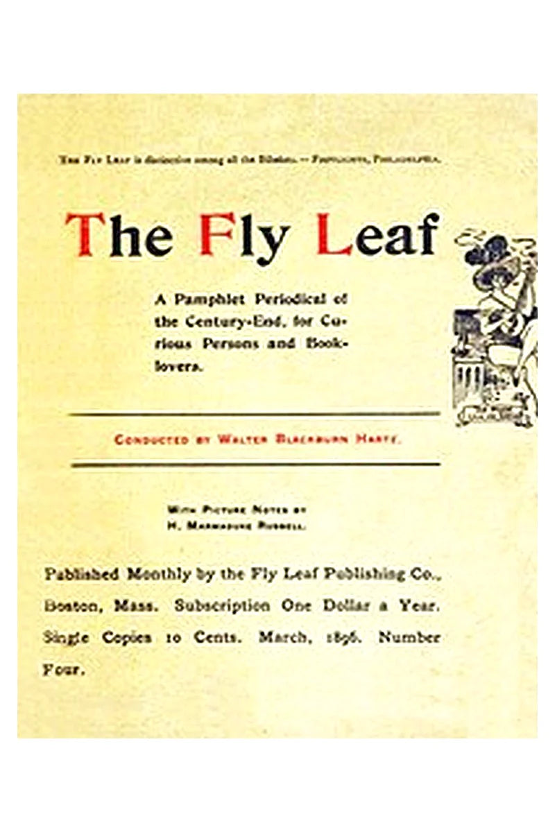 The Fly Leaf, No. 4, Vol. 1, March 1896