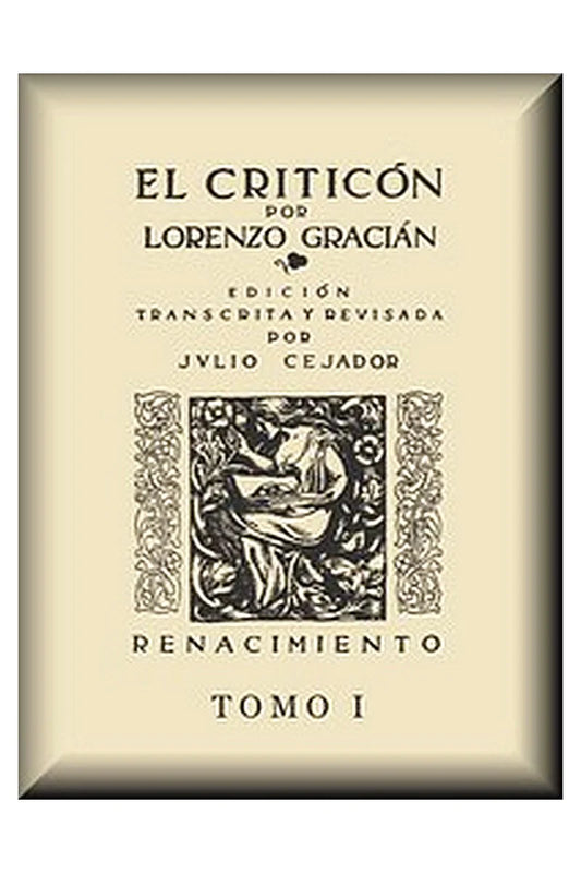 El criticón (tomo 1 de 2)