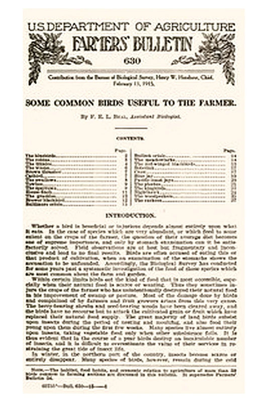United States. Department of Agriculture. Farmers' bulletin no. 630