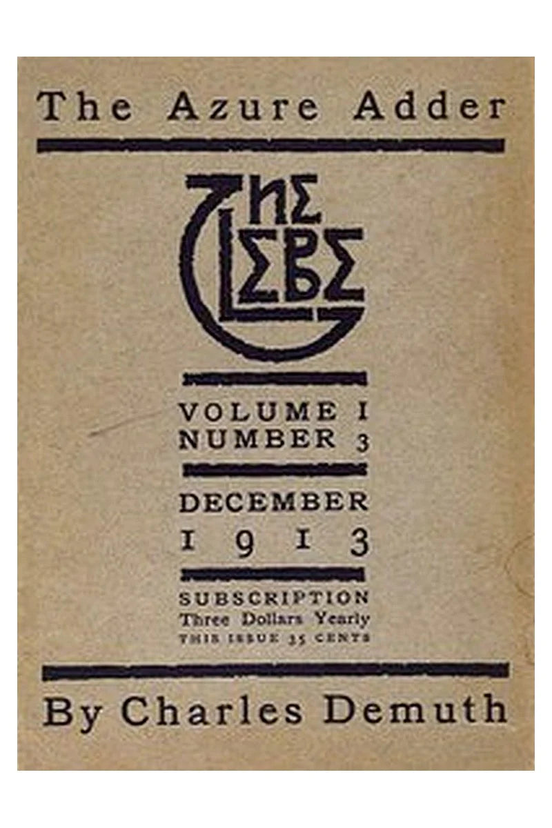 The Glebe 1913/12 (Vol. 1, No. 3): The Azure Adder