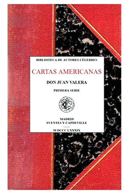 Cartas americanas. Primera serie