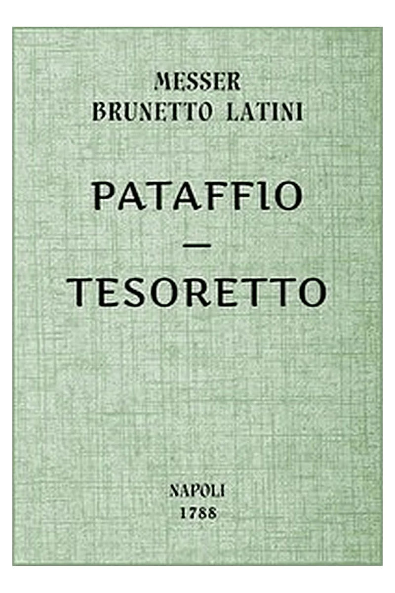 Pataffio - Tesoretto