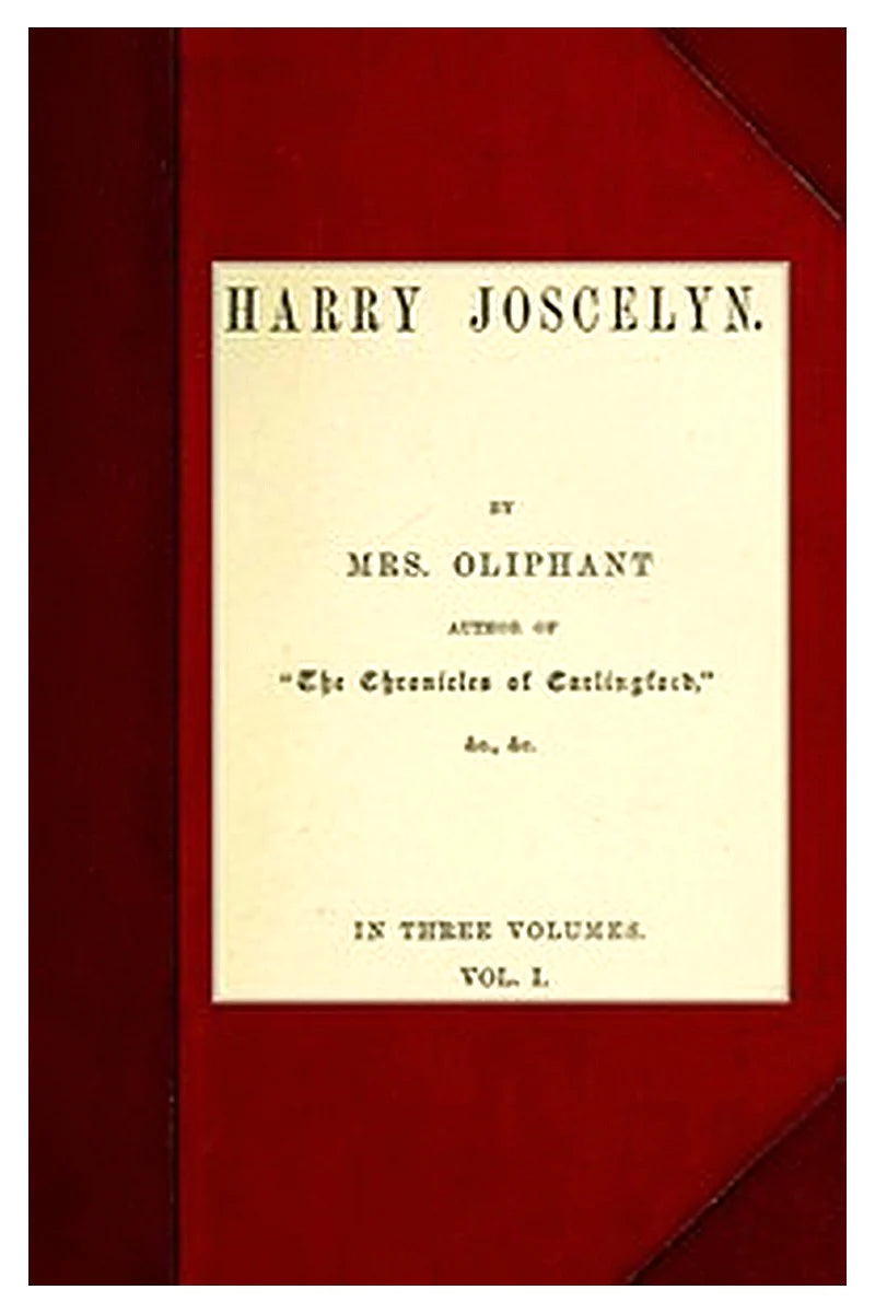 Harry Joscelyn vol. 1 of 3
