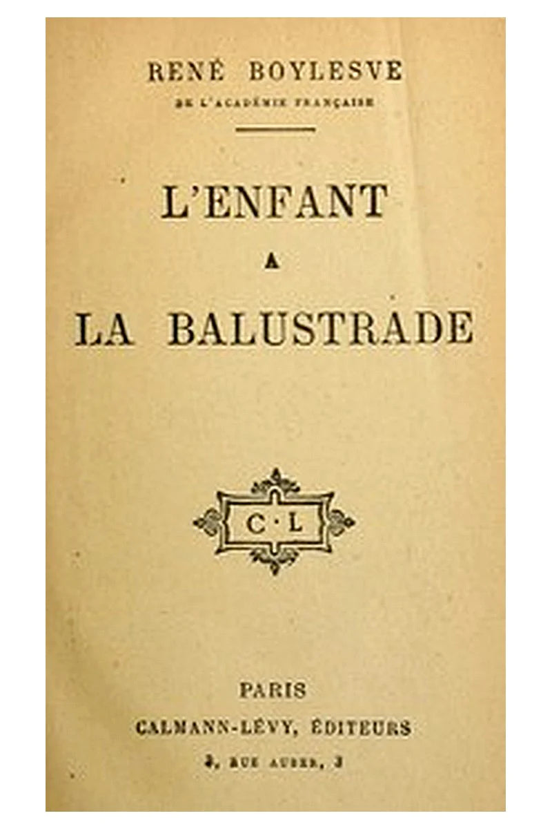 L'enfant à la balustrade