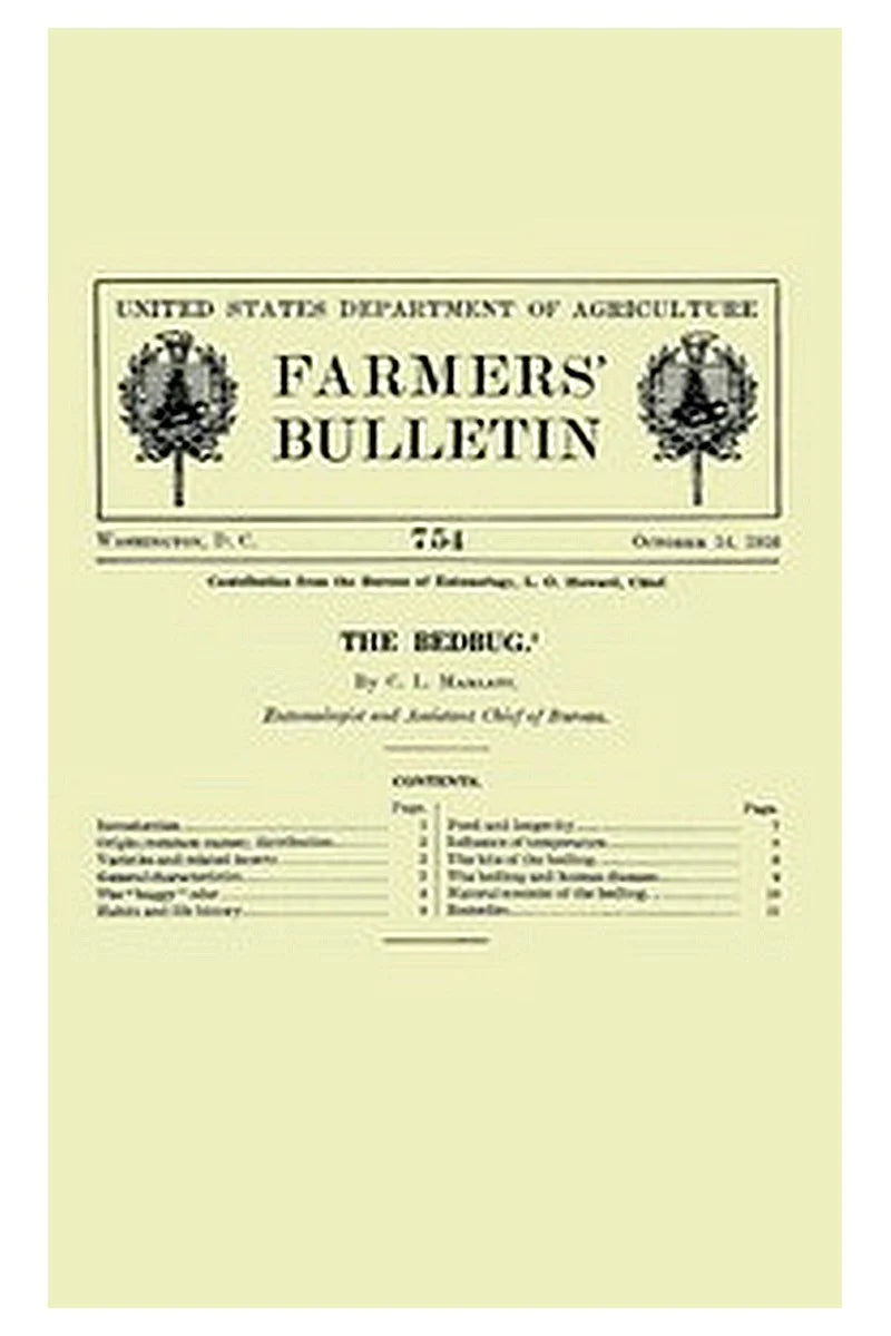 United States. Department of Agriculture. Farmers' Bulletin no. 754