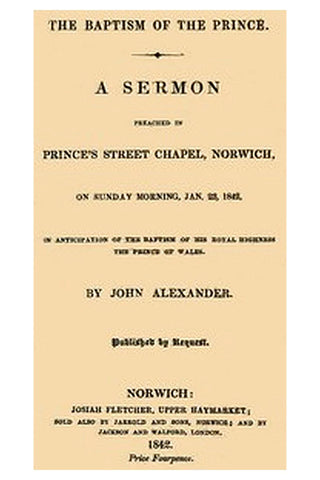 The Baptism of the Prince: A Sermon
