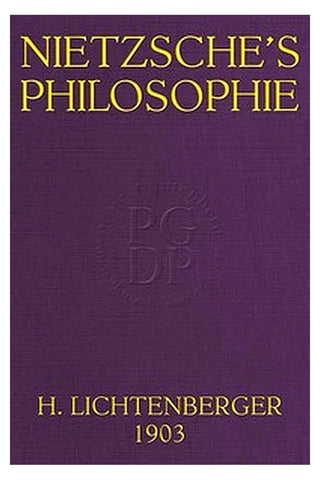 Nietzsche's Philosophie