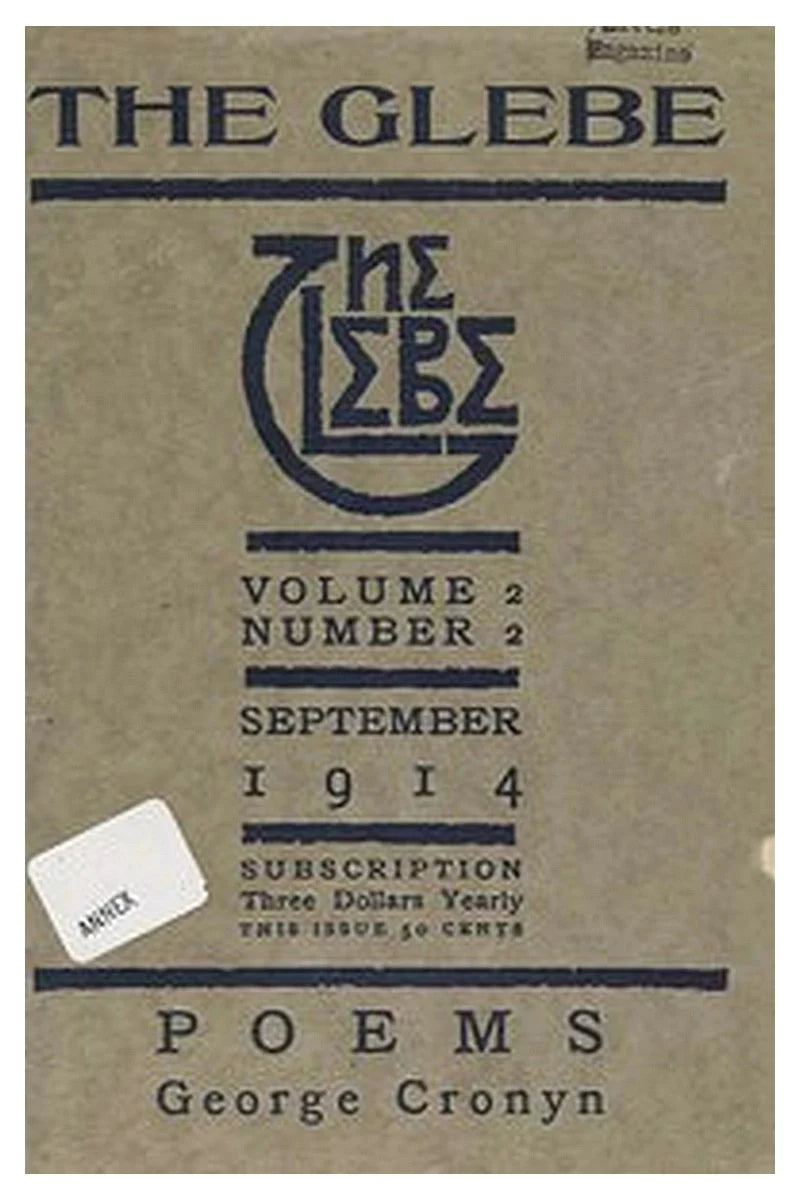 The Glebe 1914/09 (Vol. 2, No. 2): Poems