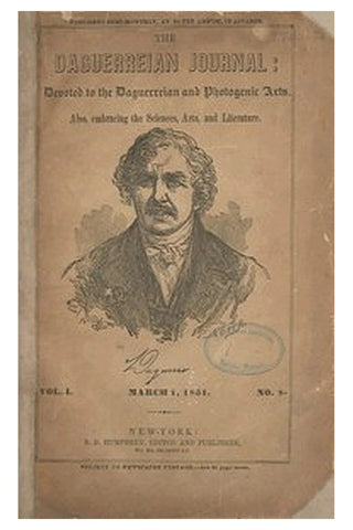 The Daguerreian Journal, Vol. I, No. 8, March 1, 1851