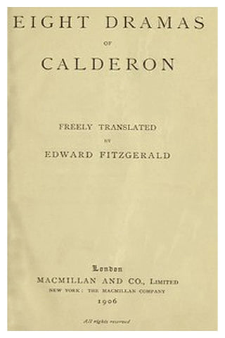 8 dramas of Calderón