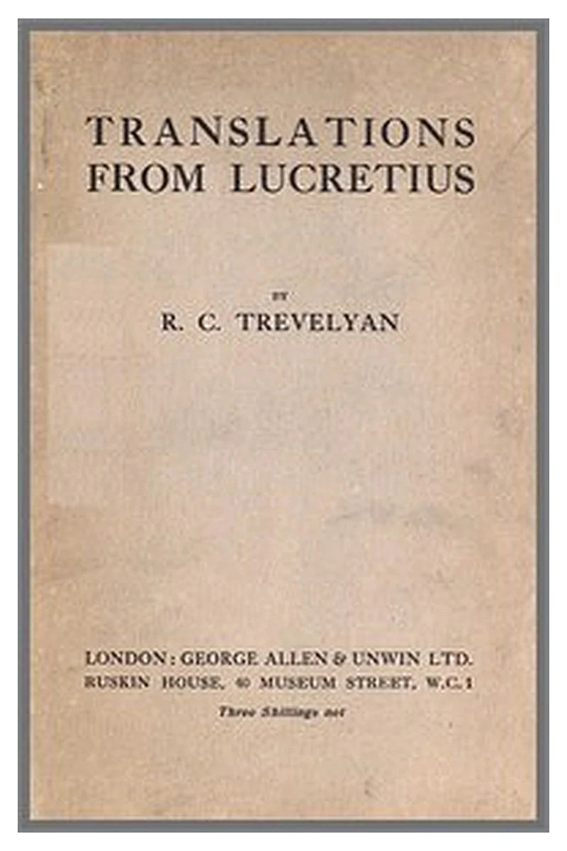 Translations from Lucretius