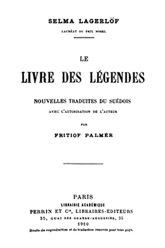 Le Livre des Légendes