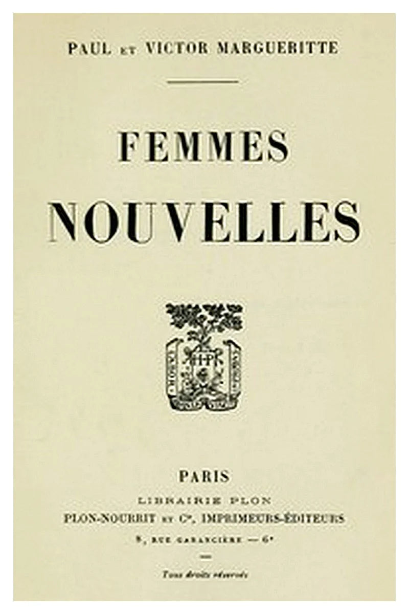 Femmes nouvelles