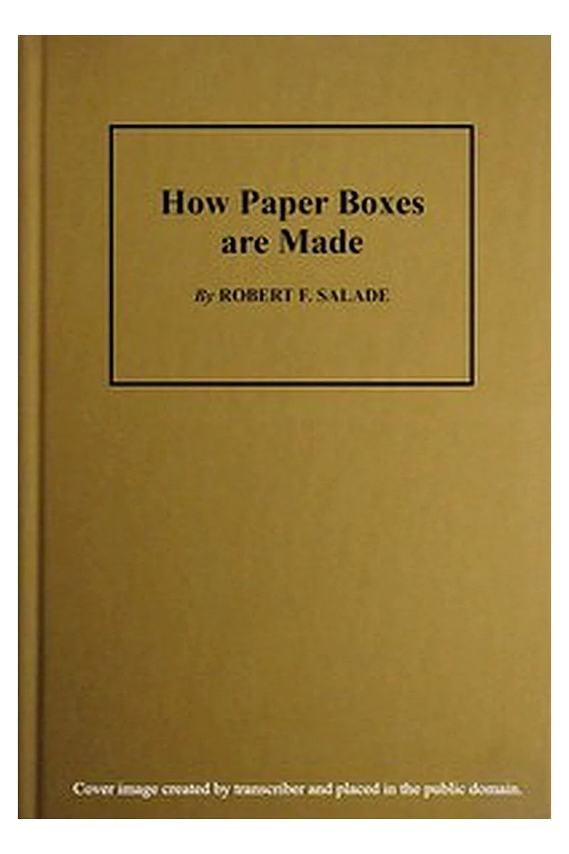 How Paper Boxes Are Made
