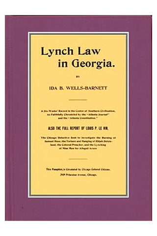 Lynch Law in Georgia