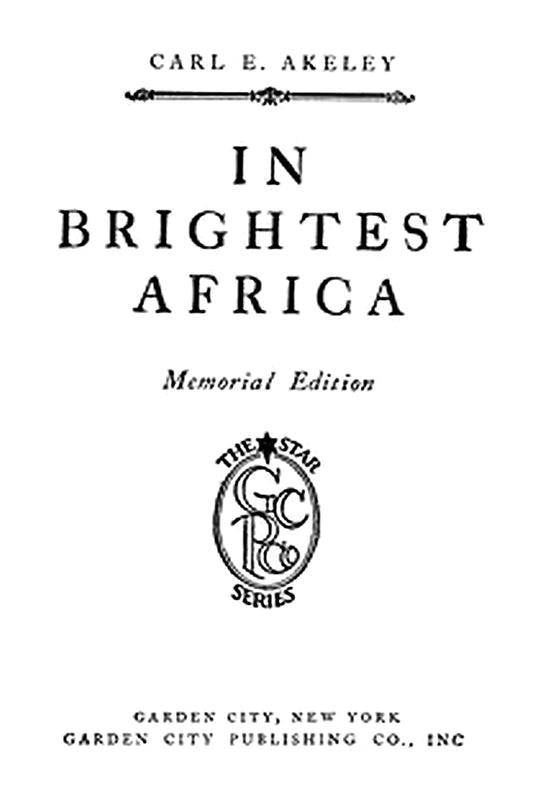In Brightest Africa