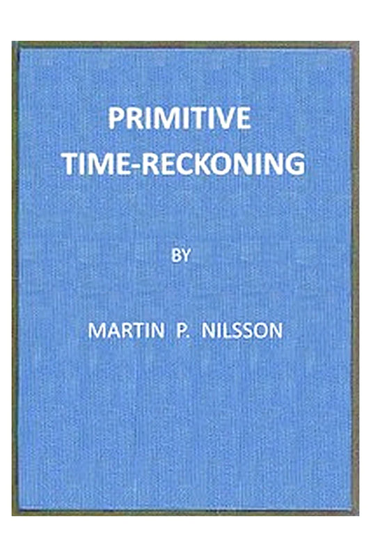Primitive Time-reckoning
