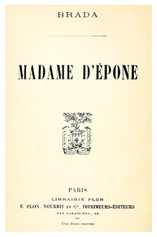 Madame d'Epone