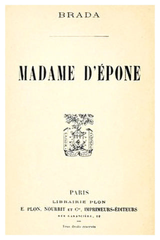 Madame d'Epone