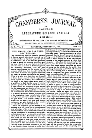Chambers's Journal of Popular Literature, Science, and Art, Fifth Series, No. 7, Vol. I, February 16, 1884