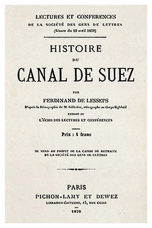 Histoire du Canal de Suez