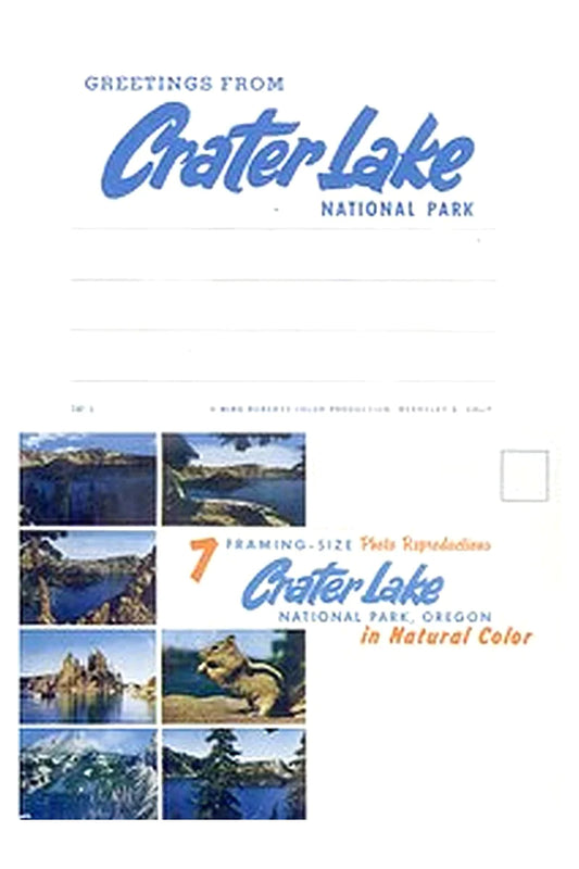 Greetings from Crater Lake National Park, Oregon