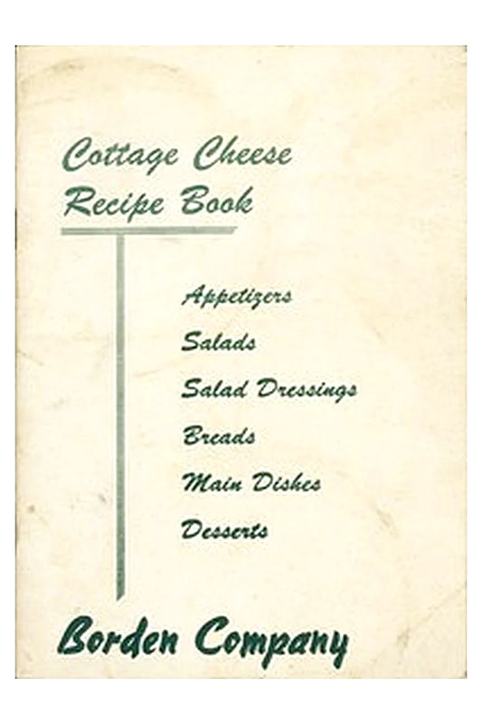 Cottage Cheese Recipe Book
