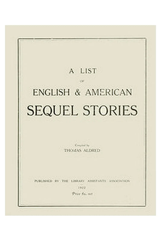 A List of English and American Sequel Stories